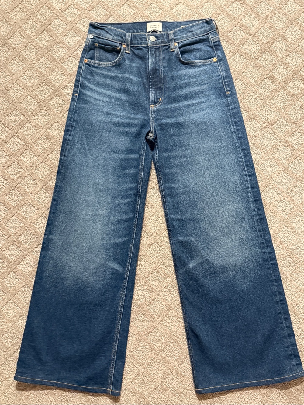 Citizens of Humanity Paloma Baggy Wide-Leg Jeans – Size 27